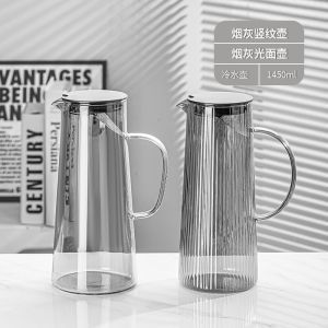 [补贴10%]冷水壶杯子套装玻璃水壶防爆耐高温凉水壶高硼硅泡茶壶热水壶轻奢