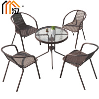 汐户外桌一桌四椅套