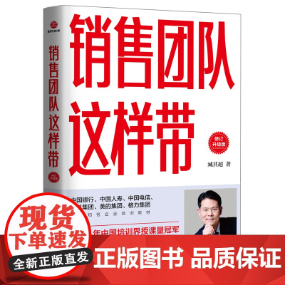 销售团队这样带:修订升级版 臧其超 北京联合出版公司 正版书籍