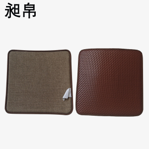 昶帛 双面坐垫透气垫子 棕灰两色可选 45x38cm 个