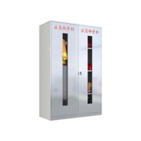 豪利特304不锈钢应急物资柜消防救援器材箱防护用品柜室外微型消防柜高1650*宽1090*深460(加厚201材质)