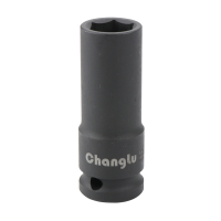 长鹿 1/2" 气动加长六角套筒(工业级) 27mm