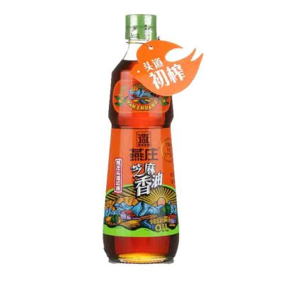 燕庄(YANZHUANG)芝麻香油500ml瓶装麻油香油芝麻油调味品调味料