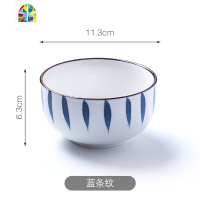 日式手绘陶瓷餐具创意家用单个吃饭碗网红个性麦片早餐碗儿童小碗 FENGHOU 月夜4.5寸碗