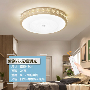 苏宁放心购 卧室灯LED吸顶灯简约现代温馨浪漫圆形餐厅灯过道阳台灯客厅灯具