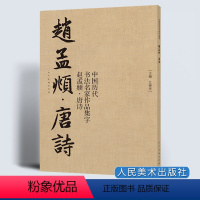 [正版]中国历代书法名家作品集字赵孟頫唐诗大尺寸8开江锦世繁体简体对照毛笔临帖集字古诗词行书书法字帖楷