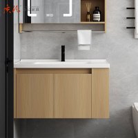 质凡浴室柜组合带侧边柜台盆柜 50*80