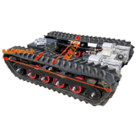 优合创佳双电机驱动履带无人机运输车底盘改装配件