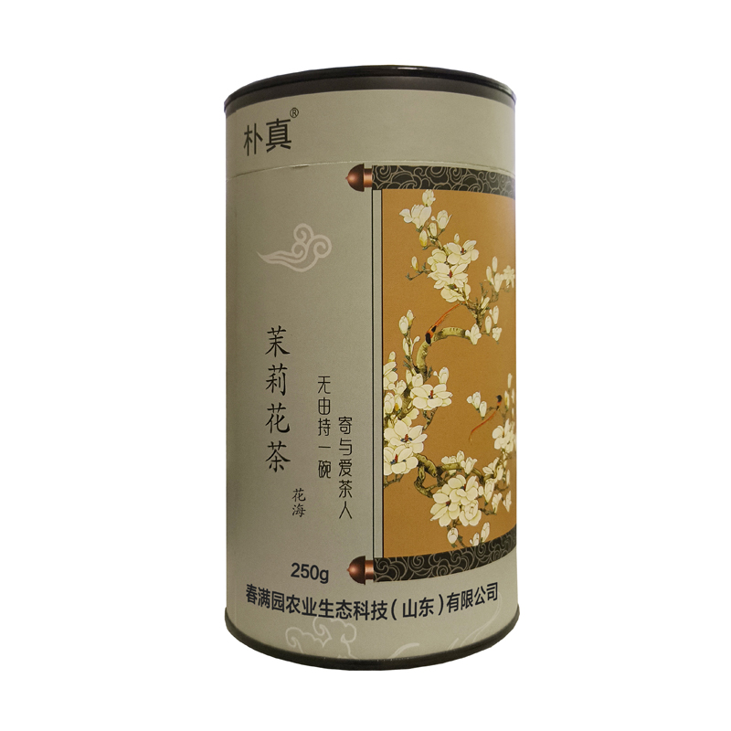 朴真茉莉花茶花海250g桶