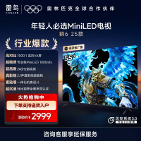 雷鸟鹤6 25款55英寸MiniLED电视家电国家补贴 240Hz高刷4K 4+64GB智能液晶平板电视机55S595C