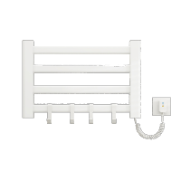 SIOYIE芯毅 智能电热毛巾架家用浴室卫生间毛巾杆电加热恒温浴巾烘干置物架免打孔安装R160(自行安装)