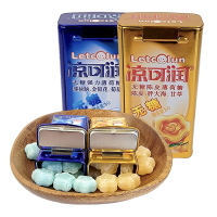 百诺凉可润无糖强力薄荷糖陈皮薄荷糖金银花菊花胖大海盒装30g