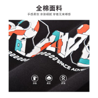 [新品5折价:55元]铅笔俱乐部童装2025秋装新款男童卫衣中大童字母印花上衣儿童百搭T恤