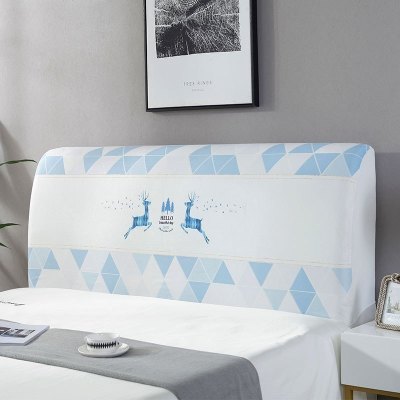 家柏饰(CORATED)床头套罩 床头罩防尘全包软包床头床靠背罩保护套北欧风格简约 情人鹿 60*180CM