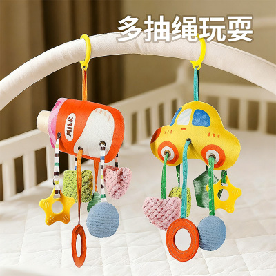 新生儿婴儿推车摇铃挂件宝宝安抚拉拉乐玩具车载风铃安全座椅3750