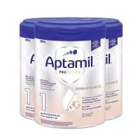 有效期到27年7月-3罐装 | Aptamil 德国爱他美 白金版进口婴幼儿1段奶粉(0-6个月) 800g/罐
