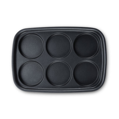 摩飞六园盘太阳蛋小披萨松饼盘 MR1018 黑色 单位:个