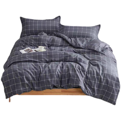 梦佳莉全棉灰色格子四件套 SYJ-001 200*230cm 套