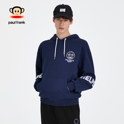 PaulFrank/大嘴猴2020秋季新款卫衣男潮ins连帽韩版印花宽松上衣