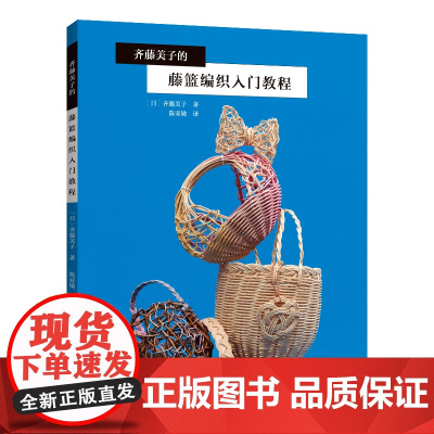 齐藤美子的藤篮编织入门教程 正版书籍