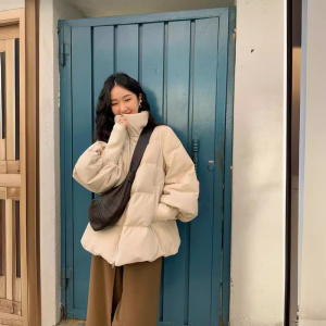 年棉衣女冬韩版宽松加厚灯芯绒外套时尚棉袄设计感潮流棉服