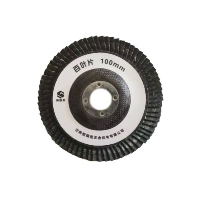 瀚图斯砂轮 百叶片 外径100mm 内孔16mm