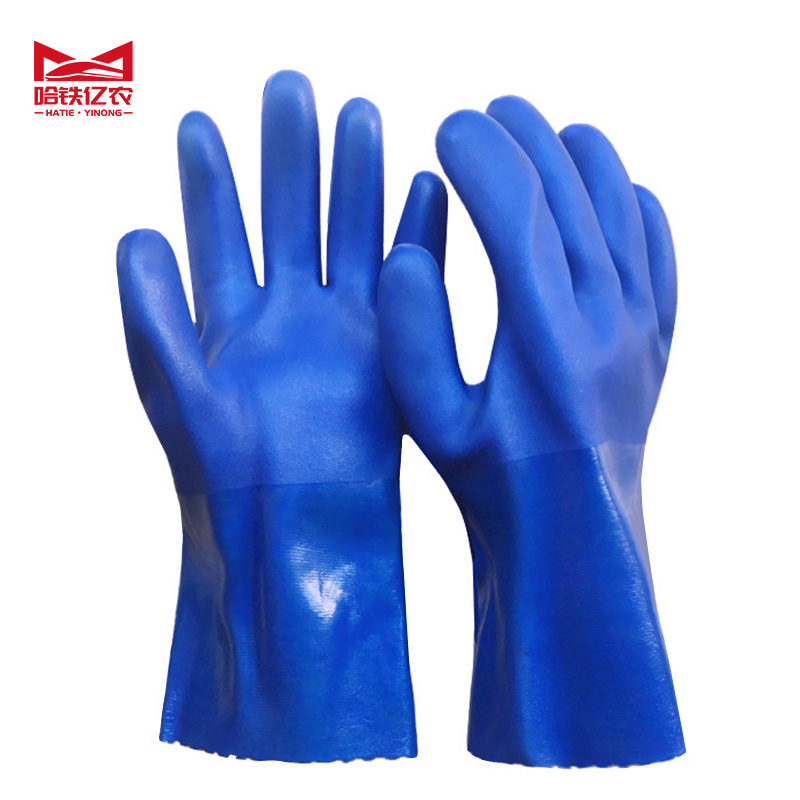 哈铁亿农 浸塑手套耐油耐酸碱手套橡胶防水手套 CD11/双