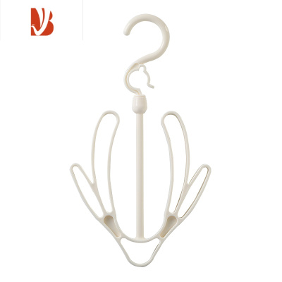 三维工匠3个装多用晒鞋架阳台小衣架晾鞋架双钩室外鞋子挂钩收纳挂鞋架子