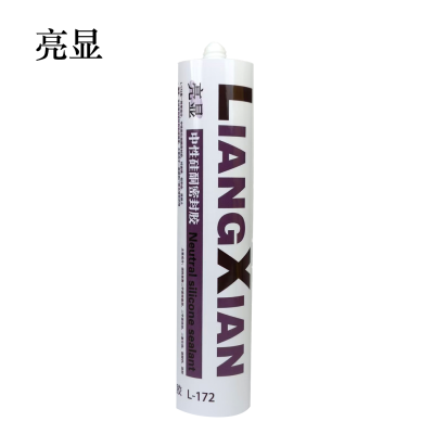 亮显 中性硅酮密封胶 L-172 灰色 300ml/支