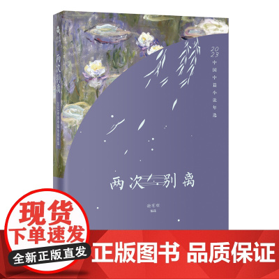 两次别离:2023中国中篇小说年选 谢有顺主编 花城出版社正版书籍