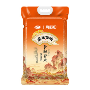 十月稻田磨米世家长粒香米2.5kg