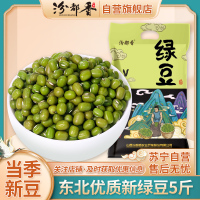 汾都香5斤东北农家新绿豆五谷杂粮精品笨小绿豆发芽打豆浆绿豆汤