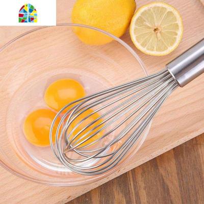 家用不锈钢搅拌器手动加粗和面器奶油鸡蛋烘焙搅蛋棒厨房打蛋器 FENGHOU 10寸打蛋器长30厘米