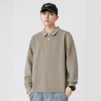 |长袖POLO衫男士早秋季新款韩版翻领宽松休闲内搭上衣潮流