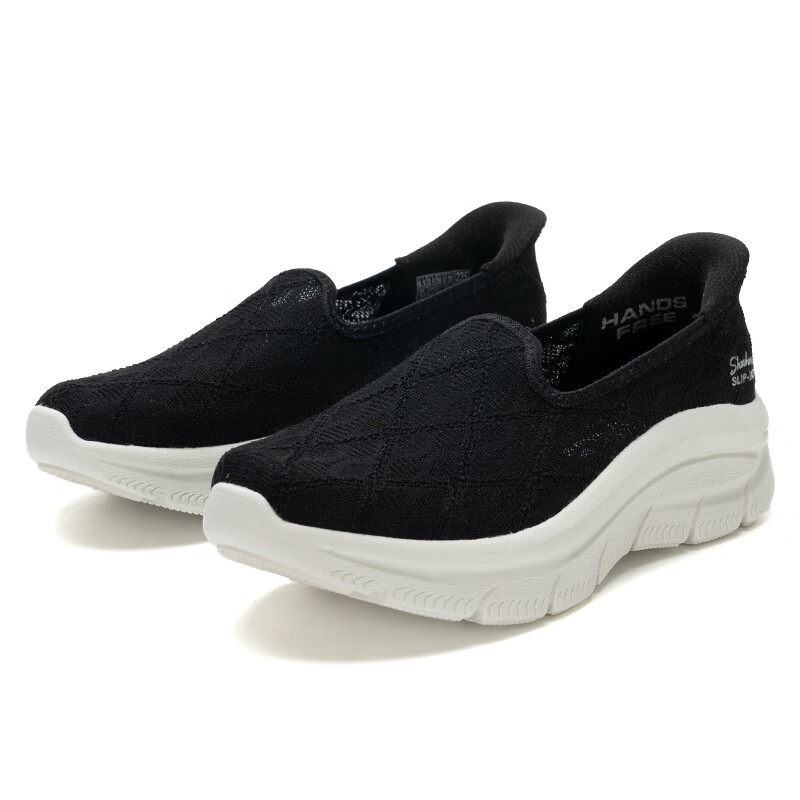 斯凯奇 女款蕾丝健步鞋 159287/BLK-10 双