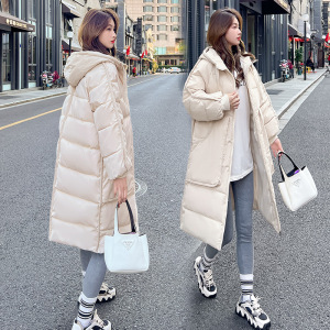 棉服棉衣女外套2024秋冬新款面包服中长款设计感显瘦通勤百搭时尚