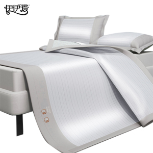 伊伊爱 宽头绣花冰柔席三件套