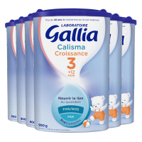 法国进口 佳丽雅Gallia 3段奶粉 成长配方奶粉12个月以上900g*6罐装