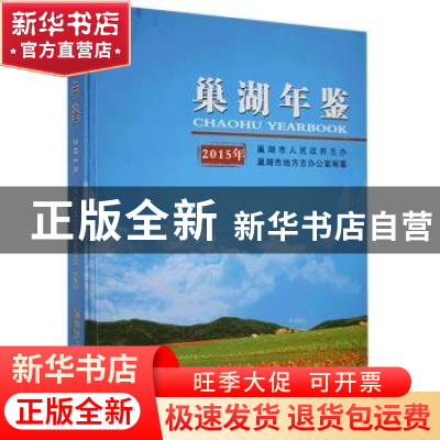 正版 巢湖年鉴:2015年 巢湖市地方志办公室 黄山书社 97875461525
