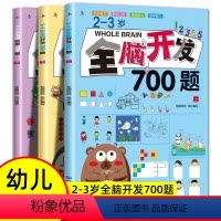 2-3岁全脑开发700题[全3册] [正版]全脑开发700题2-3岁1000早教书幼儿园智力数学小班思维训练逻辑迷宫专注