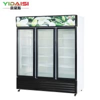 意黛斯 商用大容量果蔬冷藏保鲜柜蔬菜水果立式冷柜饮料酒水展示柜商用冰箱餐饮超市单位食堂冰柜YDS-DBQ-988SZ