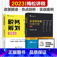 [正版]套装2册 纳税筹划税务筹划108招+企业所得税实操手册 梅松讲税 企业税法税收财务风险合法节税避税土地增值税企