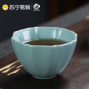 元青主人杯(MULTIPOTENT)五大名窑茶杯汝窑开片单杯窗沿杯