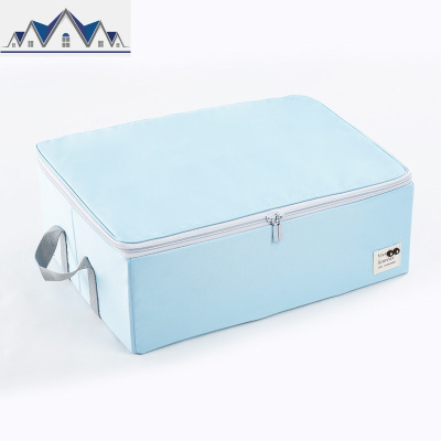 布艺衣服收纳箱 有盖衣物收纳盒T恤收纳盒子储物盒整理箱折叠 三维工匠