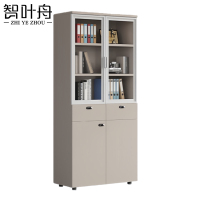 智叶舟办公柜两门两抽80*40*200cm台