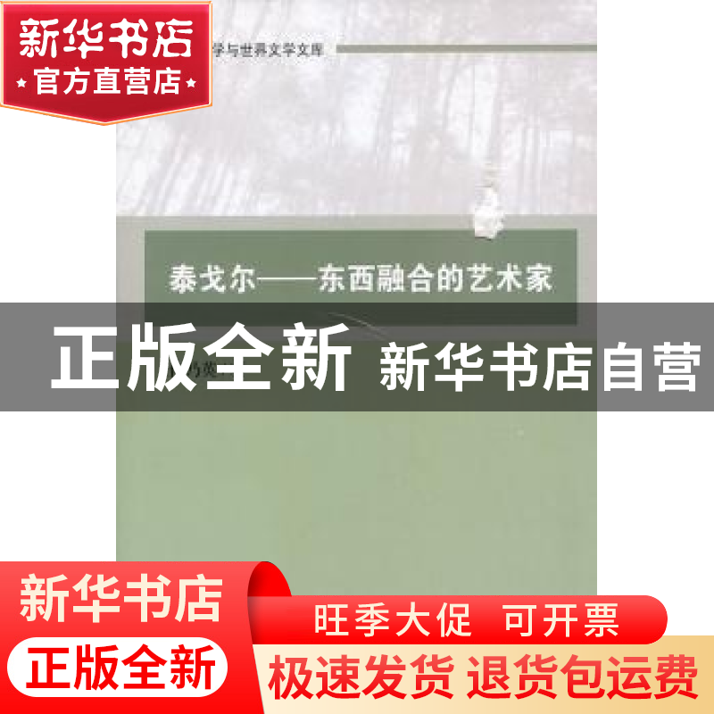 正版 泰戈尔——东西融合的艺术家 何乃英著 中国社会科学出版社