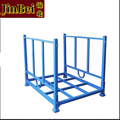锦北仓库插管堆垛架巧固架堆叠冷库货架高架码垛架布料架折叠款无底板1200*1500*1250mm