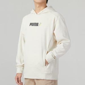 彪马(PUMA)男装 新款运动服跑步健身训练上衣舒适休闲连帽套衫时尚卫衣846547-73 ZP