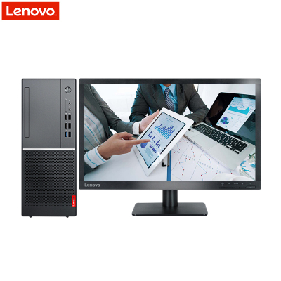 联想(Lenovo)扬天M6610d商用家用办公台式机电脑19.5英寸屏定制i5-9400/8G/1T+128G/集显/Win10