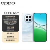 OPPO A5 云母蓝 12GB+256GB 第一代骁龙6 5G芯 6500mAh大电池 45W快充 5G手机